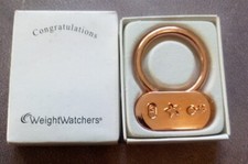Weight Watchers 10 lb Loss Coppertone Key Chain Fob