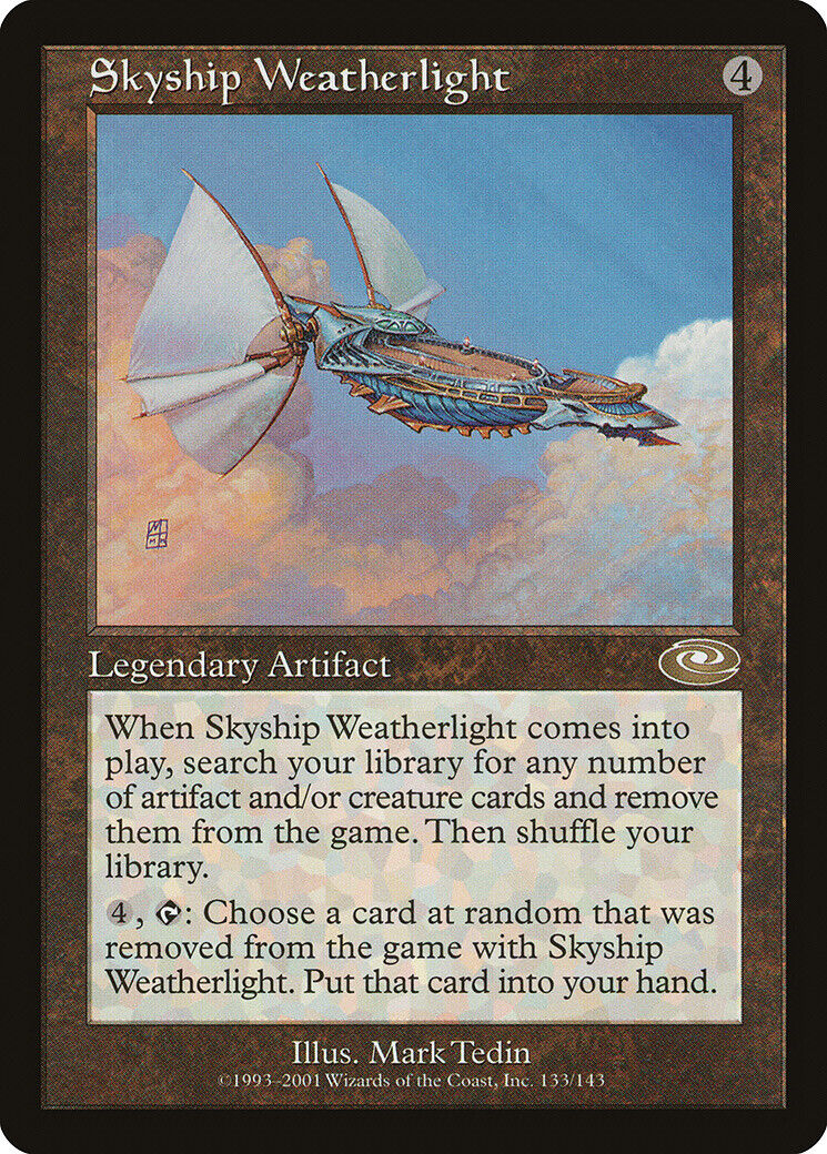 Skyship Weatherlight Planeshift PLD Rare MAGIC THE GATHERING CARD ABUGames