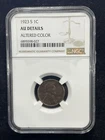 1923 S Lincoln Wheat Cent 1C Penny NGC AU Details Altered Color