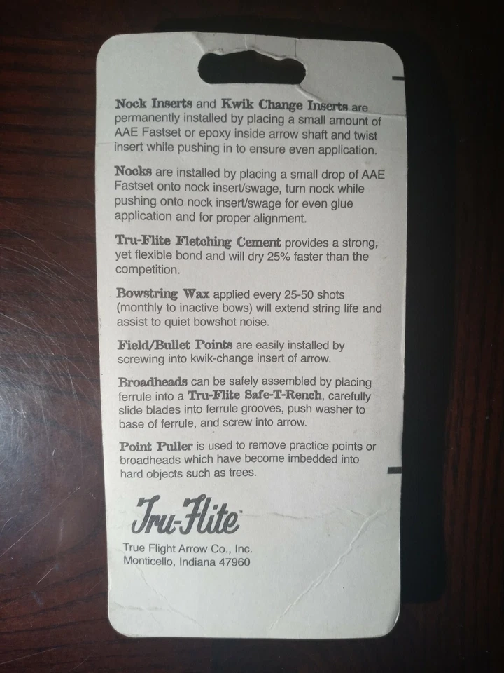 Tru Flite AAE Plastinocks 5/16 8 en paquete  Foto 3 de 4