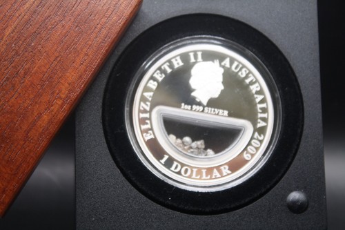 2009 Treasures of Australia 1oz Silver Coin w/ Rough Diamonds #3275 of 7500 - Picture 4 of 6