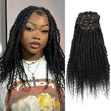 100 Human Hair Dreadlock Extensions Curly Ends Loc Extensions Human Hair For Wo