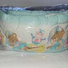 RARE Morgan Sleepy Teddy Beddy Bear Quilted Baby Vintage 1985 Rail Guard