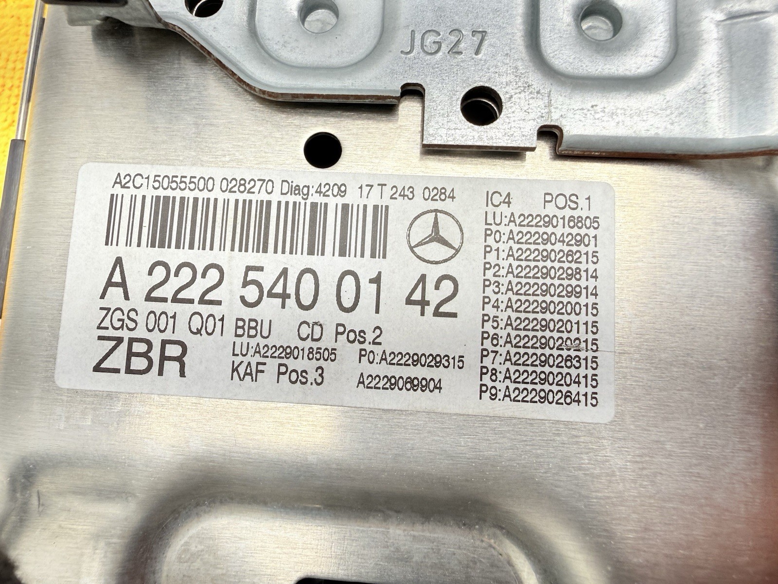 2018-2020 Mercedes W222 S450 Speedometer Instrument Cluster Display Screen