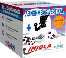 Anhängerkupplung für MB A-Klasse W169 04-12 vertikal abnehmbar +13pol ESatz SPEZ