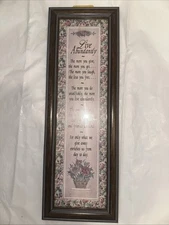 Wall Hanging Live Abundantly 