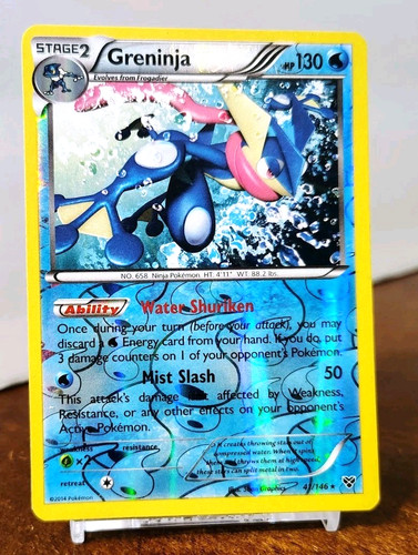 POKEMON GRENINJA 41/146 REVERSE HOLO RARE XY BASE SET LP