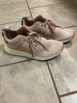 Adidas NMD_R2 Blush Pink Boost Sneakers Women s Size 9 AQ0197