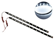 30cm 12" White Flexible Led Strips High Power Bright 5050 12 Smd Car Drl Under D
