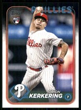 2024 Topps #520 Orion Kerkering RC Philadelphia Phillies 55199
