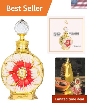Layali Rouge Luxury Perfume Oil - Long Lasting Seductive Fragrance 0.5 Oz