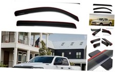 Window Visors  Vent Deflectors, Smoke, in-Channel Fits for Dodge Ram 1500,