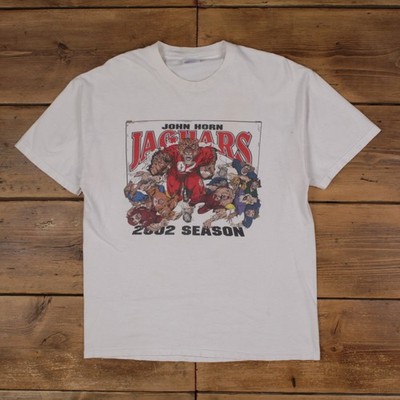 Vintage Hanes Graphic T-Shirt L Varsity Football weiß Tee