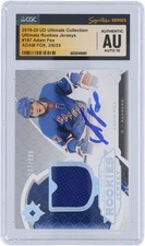 Adam Fox Rangers Signed '19-20 Upper Deck Ultimate #187 #/399 CGC 10 Rookie Card