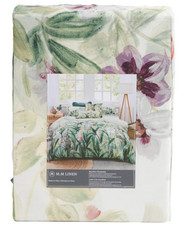 MM LINEN KING duvet set /shams HATHAWAY WILD FLORAL cotton Sateen NEW