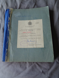 Humpty Dumpty pantomime script 1959/60. London Palladium. Licensed by Lord Chamb