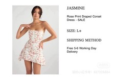 House of CB Women's Dress Jasmine Size L+