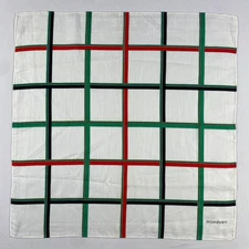 Vintage Yves Saint Laurent Handkerchief Pocket Square Bandana Neckerchief