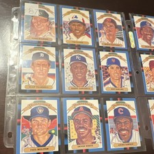 Donruss 1987 Diamond Kings Baseball Card Complete Set Checklist McGwire Trammell