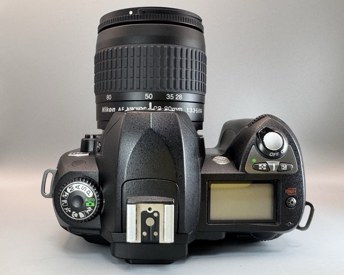 Nikon d70 digital camera with Nikon AF Nikkor 28-80mm 1:3.3