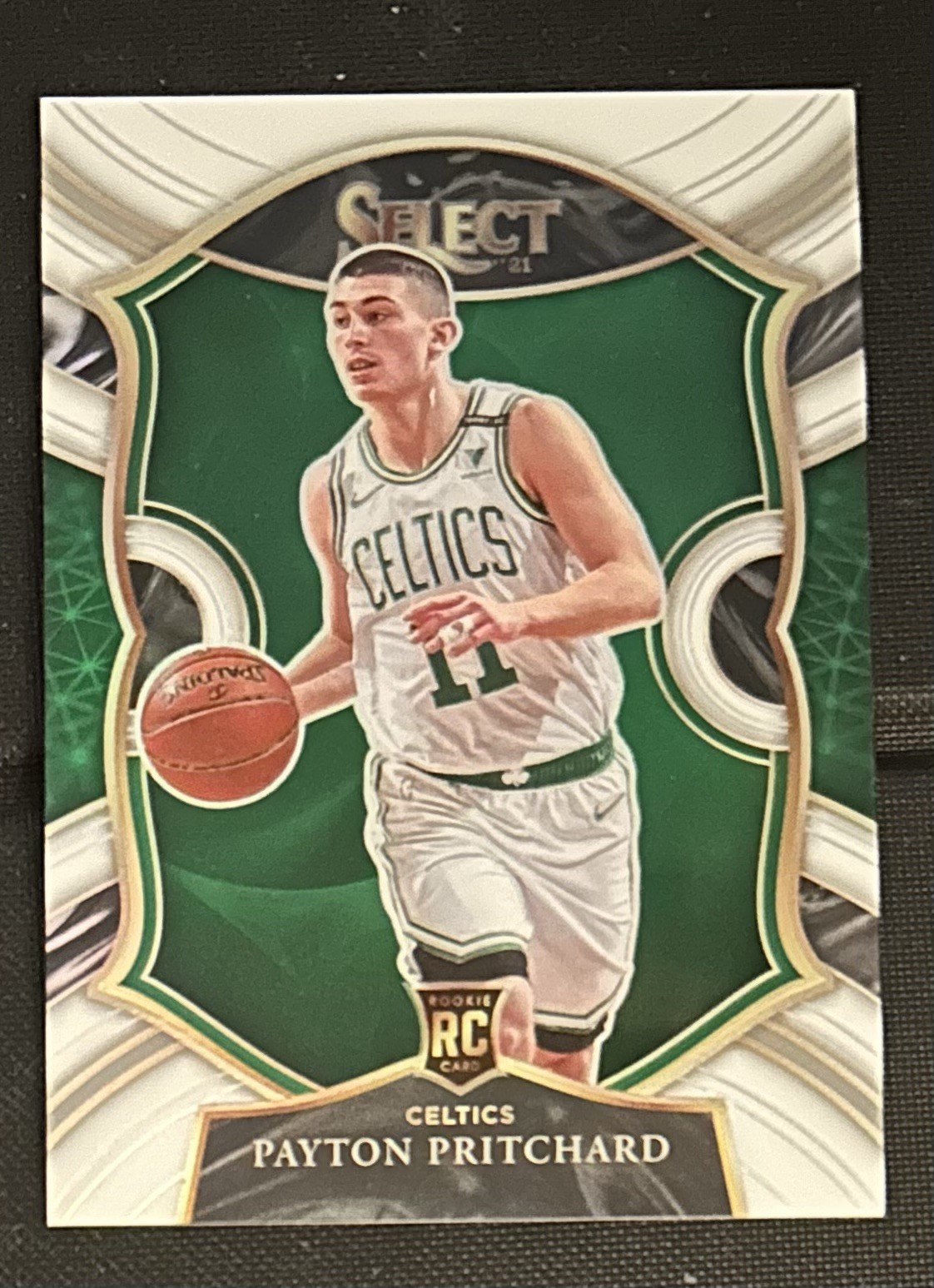 2020-21 Panini Select Concourse White Prizm /149 Payton Pritchard RC #86 Celtics