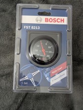 Bosch FST8213 Style Line 2" Mechanical Vacuum/Boost Gauge - Black Face