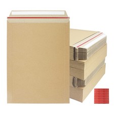 Self Seal Photo Document Mailers 100 Pack 9"x12" Rigid