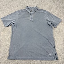 Tommy Bahama Relax Short Sleeve Golf Polo Shirt Men  s Sz Large Gray 100 Cotton