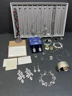 Large Silver Tone Vintage To Modern Costume Jewelry Lot Wear/Resell!!