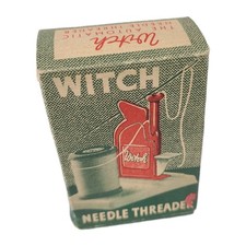 Vintage Witch Sewing Needle Threader W/Instructions In Original Box West Germany