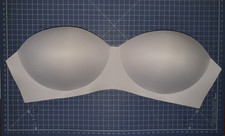 BH-Schalen/Cups zum Einn&auml;hen/Einlegen f&uuml;r tr&auml;gerloses Kleid/Top/Bikini, wei&szlig;s