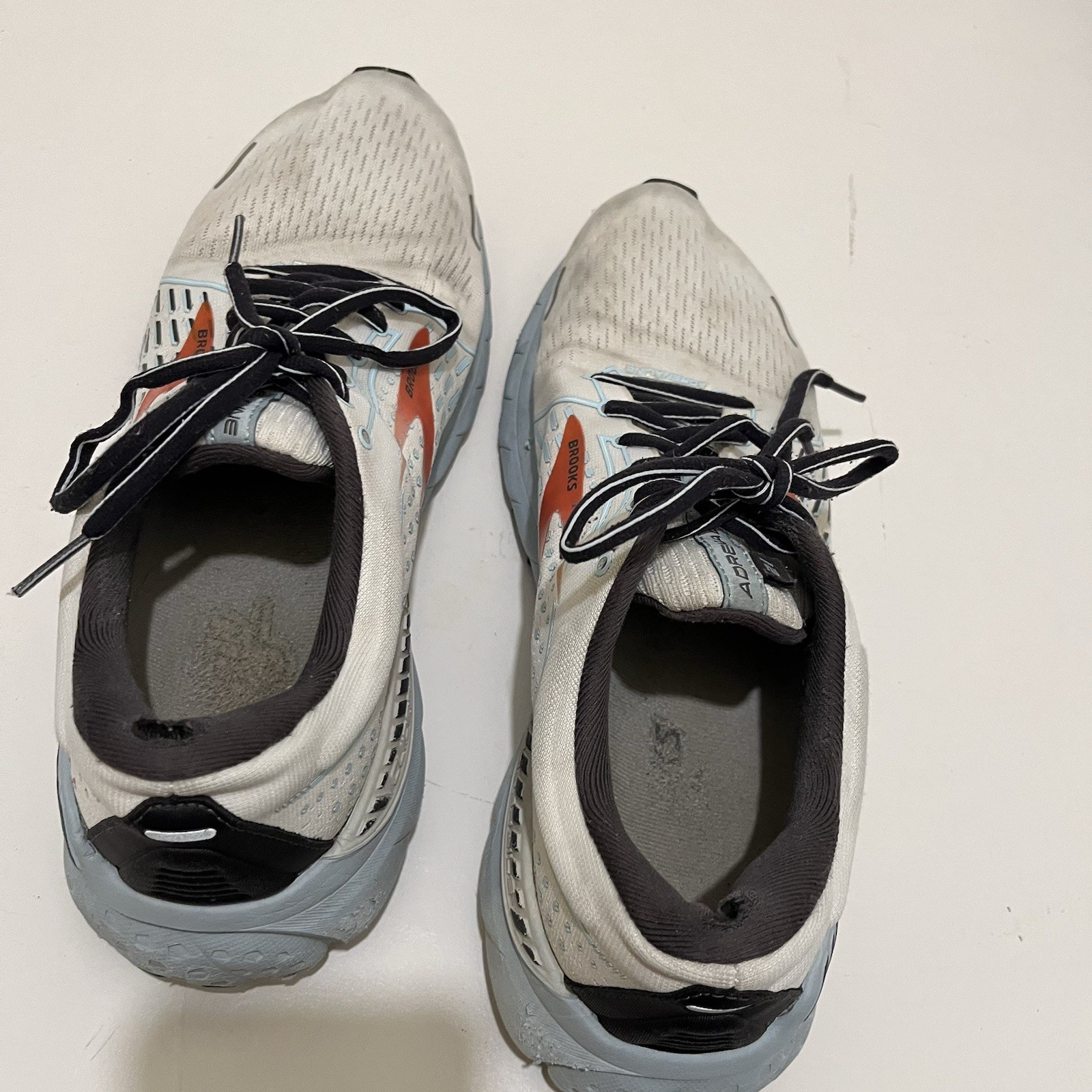 Brooks Adrenaline GTS 21 Women's Running Shoes Size 11 B (Medium) White Blue thumbnail 10