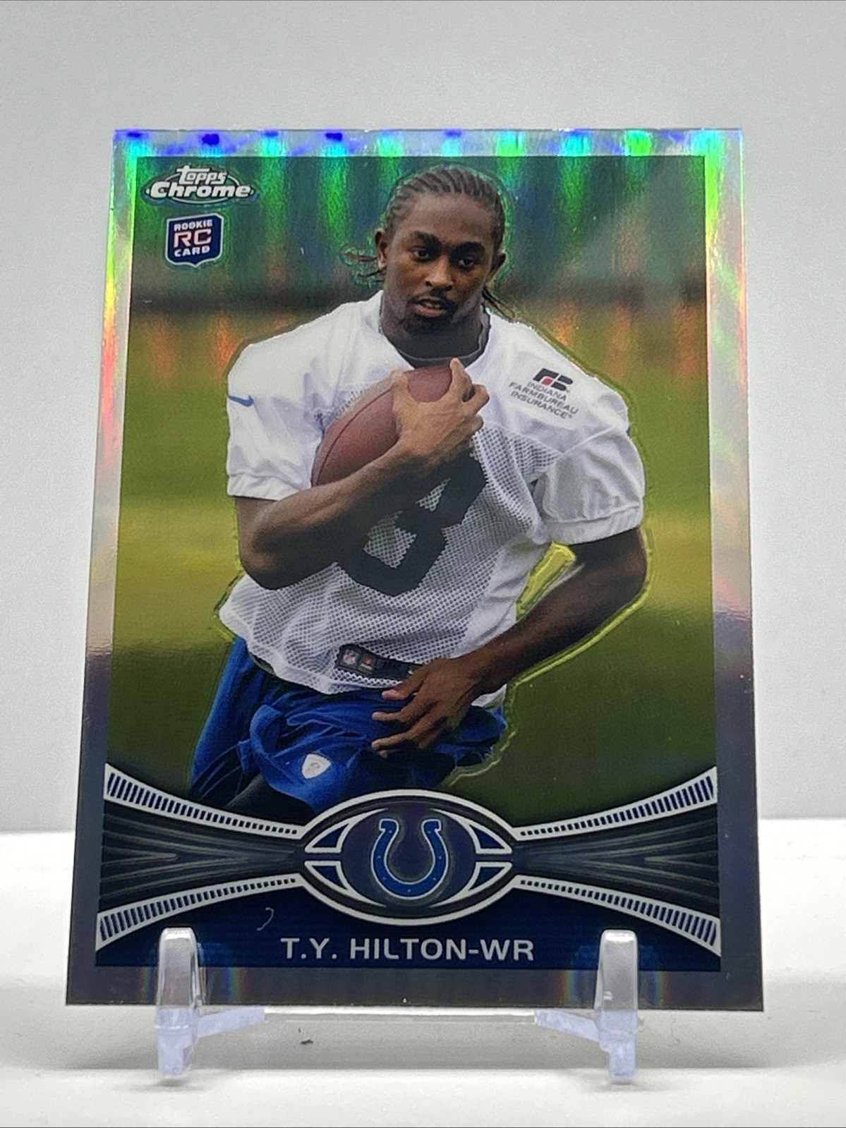 2012 Topps Chrome - T.Y. Hilton #168 Refractor (RC)