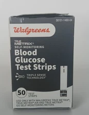 Walgreens True Metrix Blood Glucose Test Strips - 50 Strips
