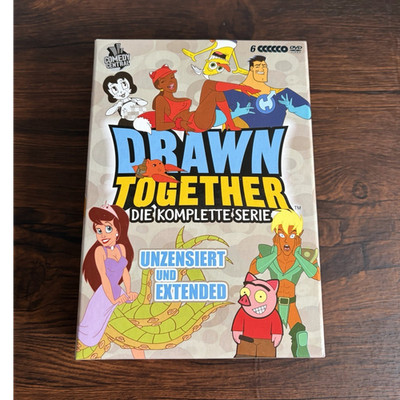 Drawn Together Komplette Serie DVD 6 Disc Box Unzensiert Extended Deutsch FSK 16