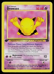 Drowzee 54/82 Team Rocket 1st Edition Common