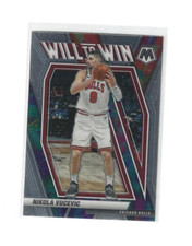 2020-21 Panini Mosaic Basketball Will To Win Insert #17 Nikola Vucevic - Bulls