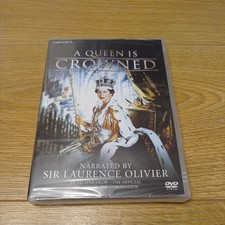 Image of A Queen Is Crowned (DVD, 2013) Narrated By Sir Laurence Olivier, NEW AND SEALED 