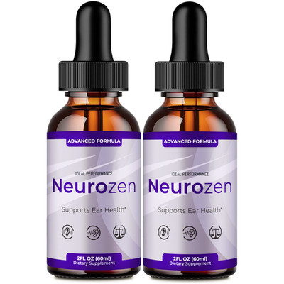 Neurozen for Tinnitus Drops, Official NeurozenTinnitus Relief (2 Pack)