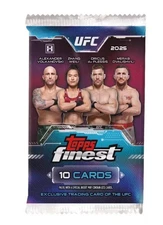 2025 Topps Finest UFC Hobby Pack (1 PACK)