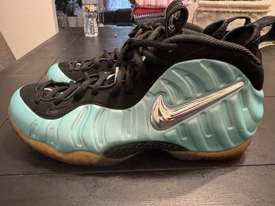 Size 9.5 - Air Nike Foamposite Pro Island Green 2017