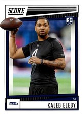 Kaleb Eleby 2022 Score #313 Scorecard Seattle Seahawks Rookie