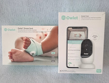 Owlet Dream Sock Baby Monitor Sensor, Base Station HD Camera with Accessories