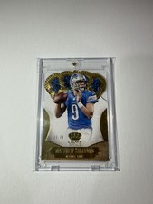 2013 Crown Royale Matthew Stafford Gold Die Cut /99 MVP