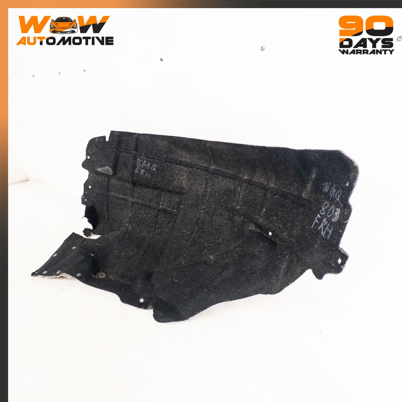 13-19  MASERATI QUATTROPORTE S Q4 FRONT RIGHT FENDER LINER SPLASH GUARD BLACK OE