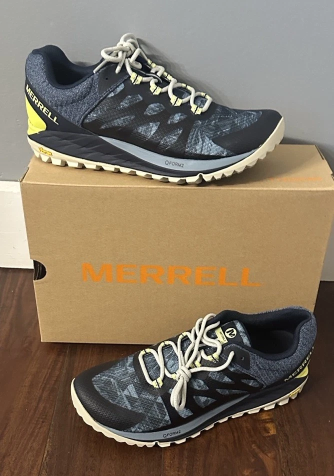 Nuevas Zapatillas Mujer Merrell Antora 2 Estampado Azul, Talla 10M Foto 2 de 4