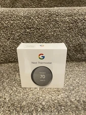 Google Nest Thermostat Model GA02081-US Charc Smart Wi-Fi New Sealed (BL1)