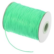 Light Green 1mm Waxed Cord 175 Yard Wax Bead Thread String for Jewelry Making