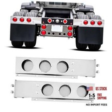 32" Stainless Steel Mud Flap Hanger with Bolt Spacing, 2 1/2" Bolt Spacing