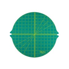 Rotating Cutting Mat - Circular 14" x 14" Self Healing 360  Rotating Craft Cu...